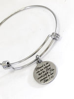 Christian Bracelet, The Lord Will Fulfill His Promises Bracelet, Christian Gift, Blessed Is She Bracelet, Bible Verse Gift, Christian Charm