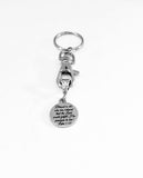 Christian Keychain, She Is Blessed Keychain, Bible Verse Keychain, Christian Gift, Christian Charm, Luke 1 45 Keychain, The Lord Fulfills