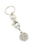 Christian Keychain, Peace In The Lord Keychain, He Has Overcome The World, John 16 Verse 33, Christian Gifts, Christian Charm, Keychain Gift