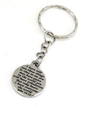 Christian Keychain, I Have Told You These Things Bible Verse, Christian Gift Keychain, Christian Charm, John 16 33 Bible Verse Keychain