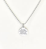 Christian Necklace, BE PRAY GIVE Necklace, Christian Gifts, Christian Jewelry, Graduation Gift, Scripture Necklace, Bible Verse Necklace