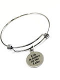 Life Is Better At The Lake Bracelet, Wife Gift, New Lakehouse Gift, Life Is Better At The Lake Jewelry, Life At The Lake Gift, Wife Jewelry