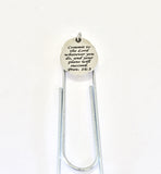 Planner Bookmark, Christian Planner Bookmark, Commit To The Lord Bookmark, Proverbs 16 3 Bible Verse, Planner Accessories, Planner Charm