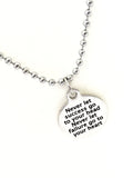 Son Necklace, Never Let Success Go To Your Head, Never Let Failure Go To Your Heart, Son Gift, Sports Gift, Son Encouragement, Necklace Gift