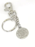 Rejoice In Hope Purse Clip Keychain, Scripture Charm, Scripture Keyring, Recovery Gift, Difficult Times Gift, Romans 12 12, Bag Charm Clip