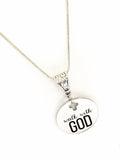 Christian Necklace, Christian Gift, Walk With God Necklace, Christian Jewelry, Scripture Necklace, Scripture Jewelry, Encouraging Gift