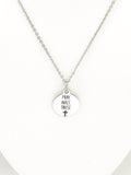 Christian Jewelry, Pray Wait Trust Necklace, Christian Necklace, Scripture Jewelry, Christian Gift, Religious Jewelry, Cross Pendant Gift