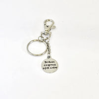 Motivating Gift, Broken Crayons Still Color Keychain, Motivating Keychain, Motivating Broken Crayon Quote, Gift For Her, Sympathy Gift