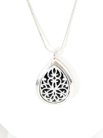 Diffuser Necklace, Teardrop Diffuser Necklace, Teardrop Pendant, Scent Diffuser, Scent Pendant, Scented Necklace, Diffuser Pendant Jewelry