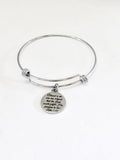 Christian Bracelet, The Lord Will Fulfill His Promises Bracelet, Christian Gift, Blessed Is She Bracelet, Bible Verse Gift, Christian Charm