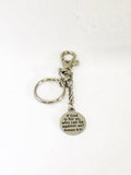Christian Gift, If God Is For Us Who Can Be Against Us Keychain, Christian Keychain, Christian Daughter Gift For Her, Bible Verse Gift