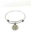 Motivating Gift, Be Bold Be Brave Be You Bracelet, Success Quote, Motivating Jewelry, Motivating Daughter Gift, Be Yourself Charm Bangle