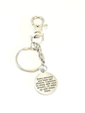 Motivating Keychain Gift, Every Morning You Have Two Choices, Clip On Keyring, Purse Clip, Keychain Charm, Encouraging Gift, Chase Dreams
