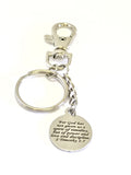 Christian Keychain Gift, Spirit of Power Keychain, 2 Timothy 1 7 Clip On Keyring, Bag Charm, Purse Clip, Keychain Charm, Bible Verse Gifts