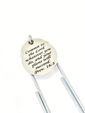 Planner Bookmark, Christian Planner Bookmark, Commit To The Lord Bookmark, Proverbs 16 3 Bible Verse, Planner Accessories, Planner Charm