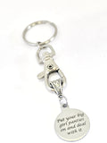 Keychain Gift, Motivating Gift, Put Your Big Girl Panties On And Deal With It, Success Quote, Encouraging Gift, Motivational Quote