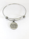 Inspiring Gifts, Inspiring Success, Inspiring Quote, Success Is The Best Revenge Bracelet, Daughter Gifts, Gifts For Her, Success Quote