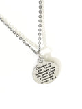 Scripture Jewelry, Commit To The Lord Jewelry, Scripture Necklace, Scripture Charm, Prov 16 3 Necklace, Success Gift, Daughter Jewelry Gift