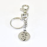 Positivity Gift, Shine Like The Stars Keychain, Positivity Keychain, Positivity Quote, Daughter Gift, Purse Charm, Direct Sales Team Gift
