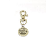 Wedding Gift, Bag Charm, New House Gift, Christian Home Charm, Scripture Bag Charm, Newlywed Gift, Bible Verse Purse Charm, By Wisdom Verse