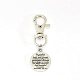 Wedding Gift, Bag Charm, New House Gift, Christian Home Charm, Scripture Bag Charm, Newlywed Gift, Bible Verse Purse Charm, By Wisdom Verse