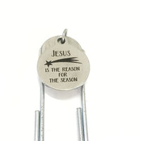 Christmas Gift, Christmas Bookmark, Jesus Is The Reason For The Season, Christmas Meaning Items, Planner Bookmark, Bible Bookmark Gift