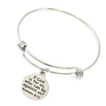 Christian Gift, If God Is For Us Who Can Be Against Us Bracelet, Romans 8 31 Gift, Christian Jewelry, Christian Charm, Bible Verse Gift