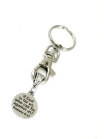 Keychain Gift, If God Is For Us Who Can Be Against Us Keychain, Romans 8 31 Bible Verse Gift, Scripture Keychain Gift, Anti Bullying Gift