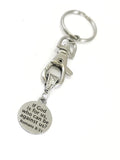 Keychain Gift, If God Is For Us Who Can Be Against Us Keychain, Romans 8 31 Bible Verse Gift, Scripture Keychain Gift, Anti Bullying Gift