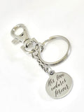 Christian Keychain Gift, His Love Endures Forever, Clip On Keyring, Purse Clip, Purse Charm, Keychain Charm, Bible Verse Charm, Psalm 136