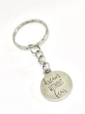 Motivating Gift, Dream Without Fear Keychain, Daughter Gift, Encourage Her Dreams, Daughter Keyring, Gift For Her, Entrepreneur Gift