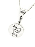 Daughter Gift, Motivating Necklace, Daughter Jewelry, Dream Without Fear Necklace, Daughter Necklace, Motivating Gift, Direct Sales Team
