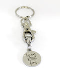 Keychain Gift, Dream Without Fear Keychain, Success Quote Gift, Motivational Quote, Charm Keychain, Success Quote, Direct Sales Team Gift