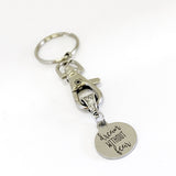 Keychain Gift, Dream Without Fear Keychain, Success Quote Gift, Motivational Quote, Charm Keychain, Success Quote, Direct Sales Team Gift