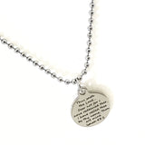 Christian Gift, The Lord Has Redeemed Us, Isaiah 43:1 Christian Necklace, We Are His Necklace, Son Necklace Scripture Gift, Christian Gift