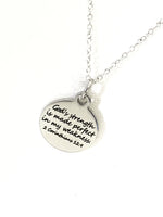 Christian Jewelry, God’s Strength Is Made Perfect In My Weakness Necklace, Scripture Jewelry, Christian Gift, Bible Verse Jewelry