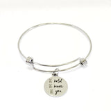 Motivating Gift, Be Bold Be Brave Be You Bracelet, Success Quote, Motivating Jewelry, Motivating Daughter Gift, Be Yourself Charm Bangle