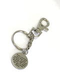 Motivating Keychain Gift, Every Morning You Have Two Choices, Clip On Keyring, Purse Clip, Keychain Charm, Encouraging Gift, Chase Dreams