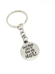 Motivating Gift, Good Things Come To Those Who Hustle Keychain, Encouraging Gift, Motivating Keychain, Keychain Gift, Motivating Quote