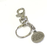 Christian Keychain Gift, Spirit of Power Keychain, 2 Timothy 1 7 Clip On Keyring, Bag Charm, Purse Clip, Keychain Charm, Bible Verse Gifts