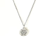 Scripture Jewelry, Commit To The Lord Jewelry, Scripture Necklace, Scripture Charm, Prov 16 3 Necklace, Success Gift, Daughter Jewelry Gift