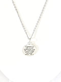Scripture Jewelry, Commit To The Lord Jewelry, Scripture Necklace, Scripture Charm, Prov 16 3 Necklace, Success Gift, Daughter Jewelry Gift