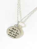 Christian Jewelry, God Is Within Her She Will Not Fall Necklace, Christian Woman, Christian Daughter Jewelry, Psalm 46 5 Scripture Jewelry