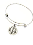 Charm Bracelet, Braver Stronger Smarter Loved Bracelet, Expanding Bangle, Charm Bangle, Daughter Jewelry, Daughter Bracelet, Stainless Charm