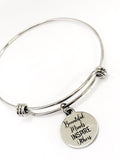 Beautiful Minds Inspire Others Bracelet, Teacher Gift, Mentor Gift, Mentor Bracelet, Inspiring Gift, Boss Gift, Stacking Charm Bracelet