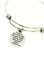 Trust In The Lord With All Your Heart Bracelet, Scripture Bracelet, Christian Bracelet, Daughter Gift, Customizable Gift, Bible Verse Gift