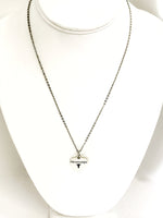 Fibromyalgia  Necklace, Fibromyalgia Medical Necklace, Fibromyalgia  Awareness Engraved Pendant Necklace, Medical ID Jewelry, Caduceus