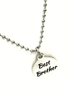 Brother Gift, Best Brother Necklace, Gift For Brother, Brother Jewelry, Gift From Sister, Best Brother Gifts, Gift From Little Brother