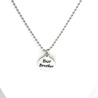 Brother Gift, Best Brother Necklace, Gift For Brother, Brother Jewelry, Gift From Sister, Best Brother Gifts, Gift From Little Brother