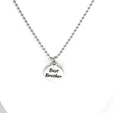 Brother Gift, Best Brother Necklace, Gift For Brother, Brother Jewelry, Gift From Sister, Best Brother Gifts, Gift From Little Brother